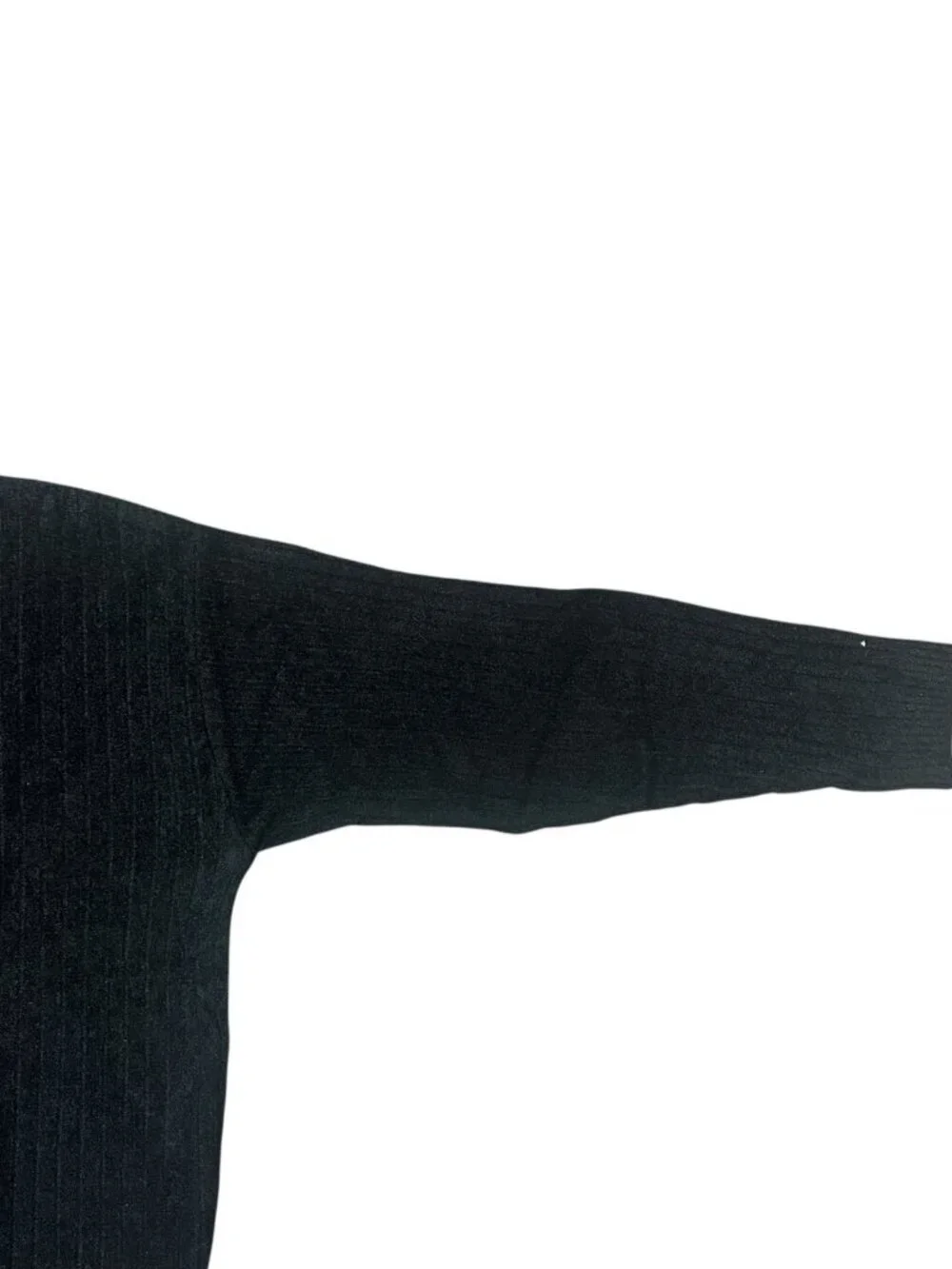 Peach By Z.C. International Men’s Black V Neck Diamond Pattern Sweater Sz 42